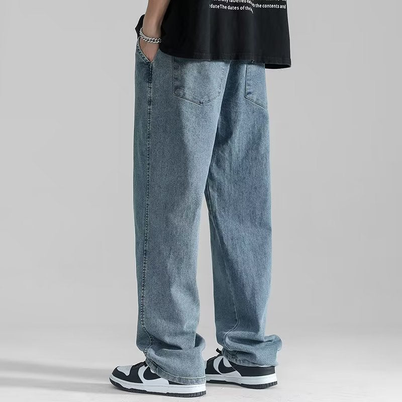 Straight-leg men's jeans