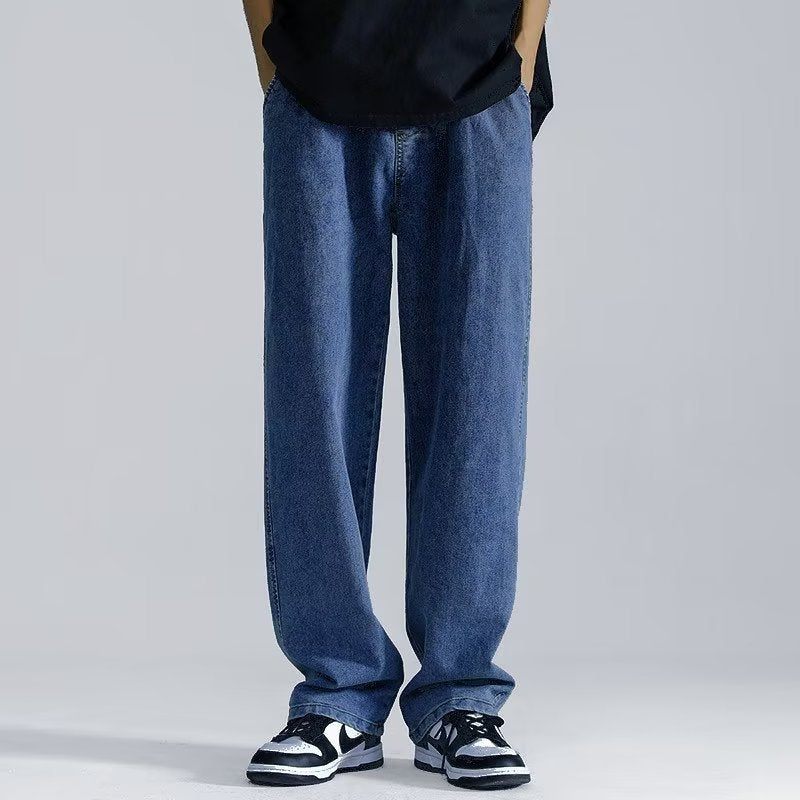 Straight-leg men's jeans